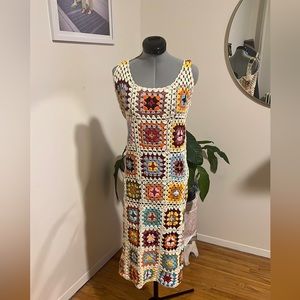 Cessilié Granny Square Dress